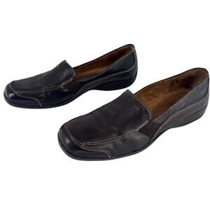 Natural Soul By Naturalizer Women’s Camelia Loafer Size 8.5 Brown Slip On Shoe